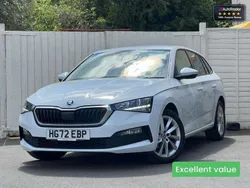 White Used 2022 Skoda Scala SE L Hatchback | £14,795 (Fair price)