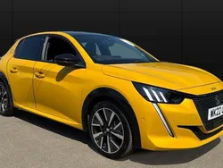 Yellow Used 2022 Peugeot 208 GT Hatchback | £15,723 (Fair price)