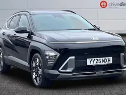 Pearl abyss black Used 2025 Hyundai Kona Ultimate SUV | £30,350