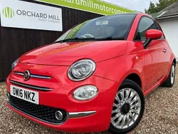 Pink Used 2016 Fiat 500 Lounge Hatchback | £6,295 (A bit pricey)