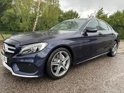 Blue Used 2018 Mercedes C220 AMG line Sedan | £11,709 (Good price)