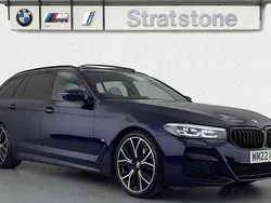 Blue Used 2022 BMW 520 M Sport Estate | £31,490 (A bit pricey)