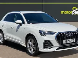 White Used 2019 Audi Q3 S-Line SUV | £22,500 (Good price)