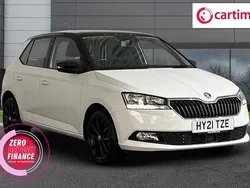 White Used 2021 Skoda Fabia Colour Edition Hatchback | £13,217 (Fair price)