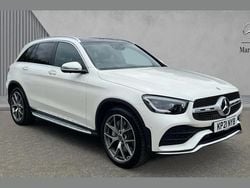 White Used 2021 Mercedes GLC300 AMG Line Premium SUV | £33,780 (Fair price)