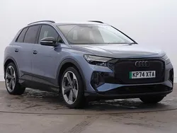 Blue Used 2024 Audi Q4 e-tron Black Edition SUV | £36,490 (Fair price)