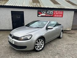 Silver Used 2012 VW Golf Cabriolet SE Cabriolet | £4,495 (A bit pricey)