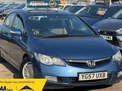 Blue Used 2007 Honda Civic ES Sedan | £2,295 (Fair price)