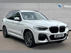 Alpine white Used 2021 BMW X3 M Sport SUV | £30,280 (Good price)