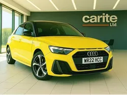 Yellow Used 2022 Audi A1 Sportback S-Line Hatchback | £15,995 (Fair price)