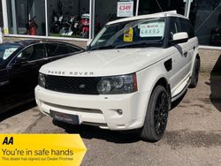 White Used 2009 Land Rover Range Rover Sport HSE SUV | £8,995 (Expensive)