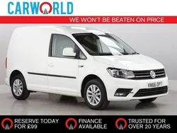 White Used 2016 VW Caddy Highline MPV | £7,990 (Super price)