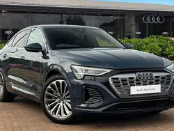 Blue Used 2023 Audi Q8 e-tron S-Line SUV | £41,980 (Super price)