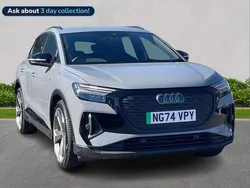 Grey Used 2025 Audi Q4 e-tron Black Edition SUV | £39,498 (Fair price)