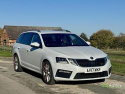 White Used 2017 Skoda Octavia vRS Estate | £7,450 (Expensive)