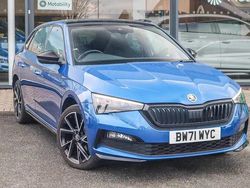 Blue Used 2022 Skoda Scala Monte Carlo Hatchback | £17,610 (Fair price)