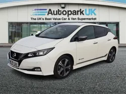 White Used 2019 Nissan Leaf Tekna Hatchback | £7,495 (A bit pricey)