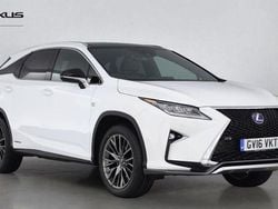 White Used 2016 Lexus RX450h Sport Line SUV | £21,850 (Expensive)
