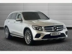 Silver Used 2018 Mercedes GLC250 AMG line SUV | £22,490 (A bit pricey)