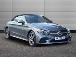 Grey Used 2022 Mercedes C300 AMG line Cabriolet | £28,495 (Fair price)