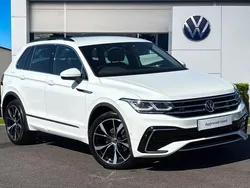 White Used 2023 VW Tiguan R-line SUV | £27,590 (Good price)