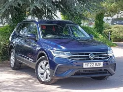 Blue Used 2022 VW Tiguan Allspace Life SUV | £25,098 (Fair price)