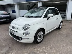 White Used 2016 Fiat 500 Lounge Cabriolet | £8,490 (Expensive)