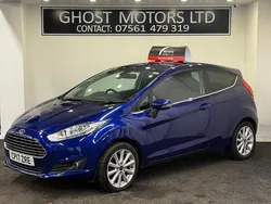 Blue Used 2017 Ford Fiesta Titanium Hatchback | £4,350 (Super price)