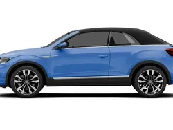 Metallic ravenna blue Used 2021 VW T-Roc Cabriolet Design Cabriolet | £18,800 (Fair price)