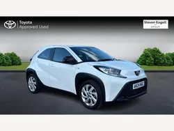 White Used 2024 Toyota Aygo PURE Hatchback | £15,076 (Fair price)