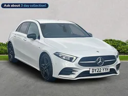 White Used 2022 Mercedes A180 Executive Hatchback | £18,978 (Fair price)