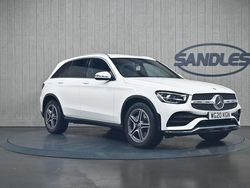 White Used 2020 Mercedes GLC220 AMG line Estate | £23,299 (Fair price)