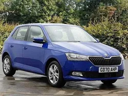 Energy blue Used 2021 Skoda Fabia SE Hatchback | £8,995 (Fair price)