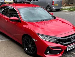 Red Used 2020 Honda Civic SR Hatchback | £14,199 (Fair price)