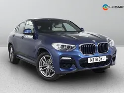 Blue Used 2019 BMW X4 M Sport SUV | £28,275 (Fair price)