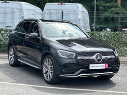 Black Used 2021 Mercedes GLC300 AMG line SUV | £30,941 (Good price)