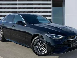Black Used 2024 Mercedes C300e AMG line Sedan | £34,988 (Super price)