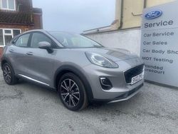 Solar silver Used 2022 Ford Puma Titanium SUV | £18,795 (Fair price)