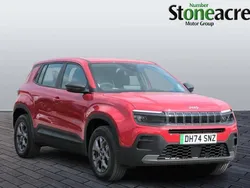 Red New 2025 Jeep Avenger EV Longitude SUV | £26,995 (Fair price)