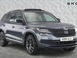 Grey Used 2018 Skoda Kodiaq SportLine SUV | £21,409 (A bit pricey)