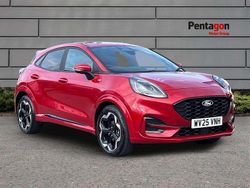 Red Used 2025 Ford Puma Gen-E ST-Line X SUV | £23,495 (Expensive)