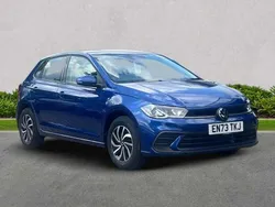 Blue Used 2024 VW Polo Life Hatchback | £17,290 (Fair price)