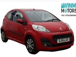 Red Used 2014 Peugeot 107 Active Hatchback | £2,795 (Fair price)