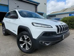 White Used 2016 Jeep Cherokee Trailhawk SUV | £14,985