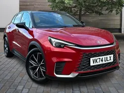 Red/black Used 2024 Lexus LBX SUV | £36,981 (Expensive)
