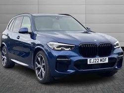 Blue Used 2022 BMW X5 M Sport SUV | £44,950 (Good price)