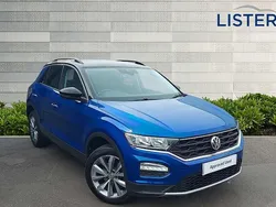 Ravenna blue metallic Used 2020 VW T-Roc SE SUV | £15,200 (Fair price)