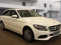 White Used 2015 Mercedes C220 Executive Estate | £6,495 (Fair price)
