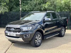 Black Used 2021 Ford Ranger Wildtrack Pickup | £18,999 (Fair price)