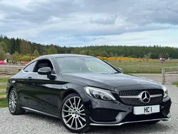 Black Used 2017 Mercedes C200 AMG line Coupe | £14,990 (Fair price)